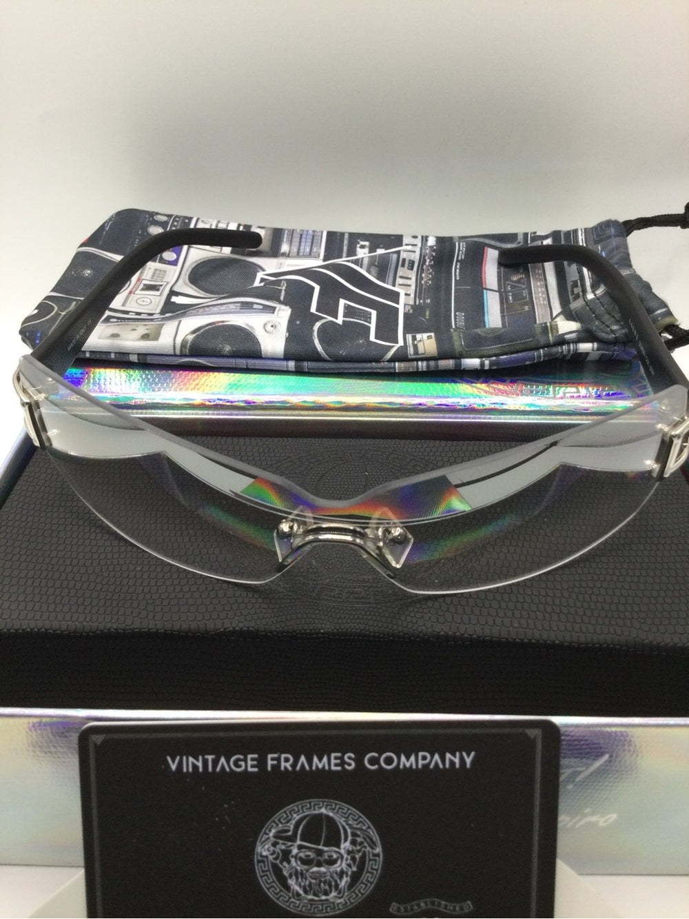 Loewe x Vintage Frames Company Rimless Clear Glasses