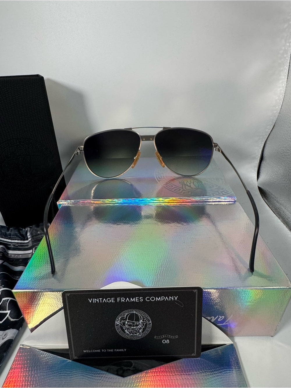 Dior Men's Sunglasses Silver Frame Aviator
