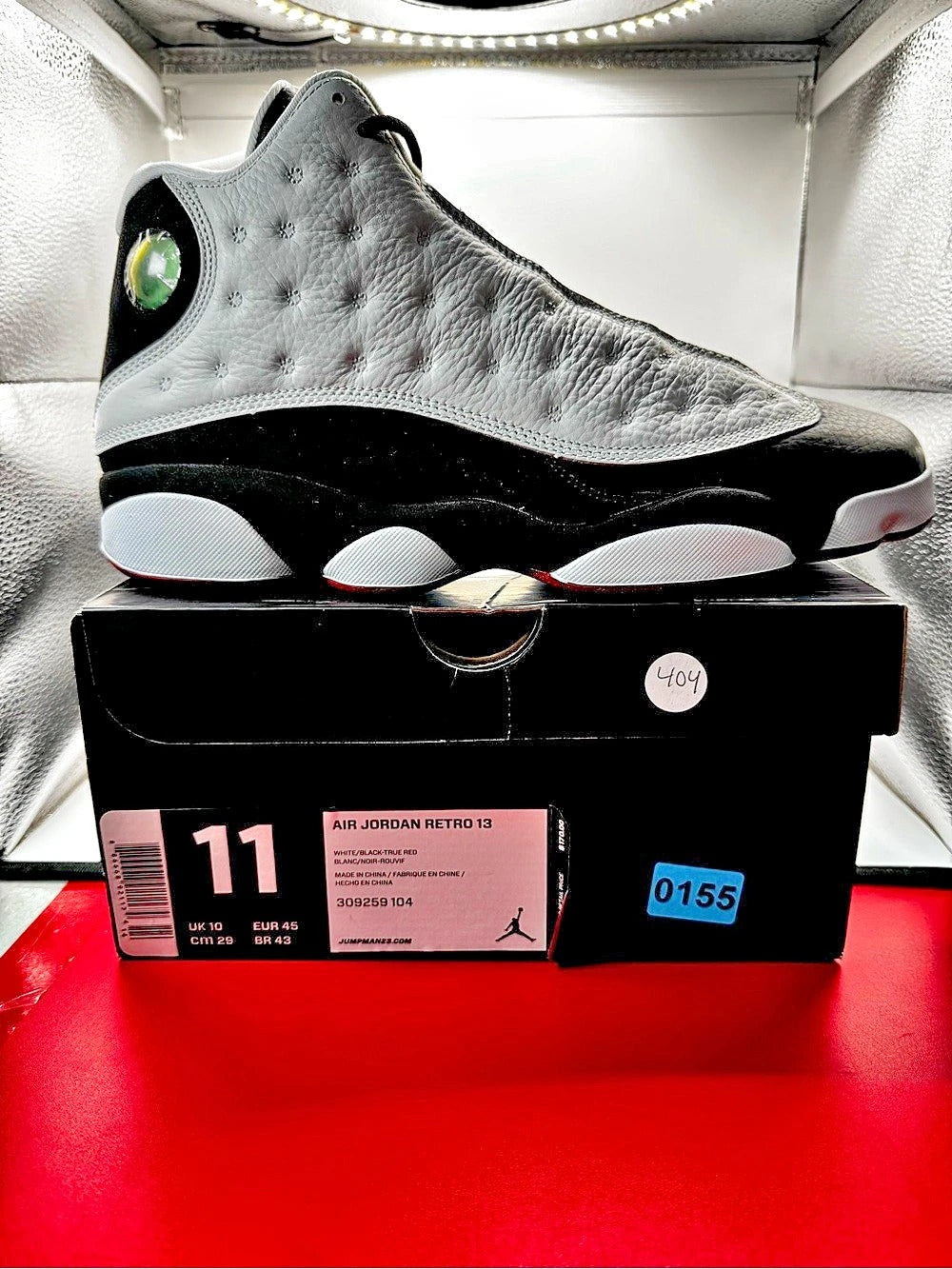 Air Jordan 13 Retro White/Black-True Red US 11