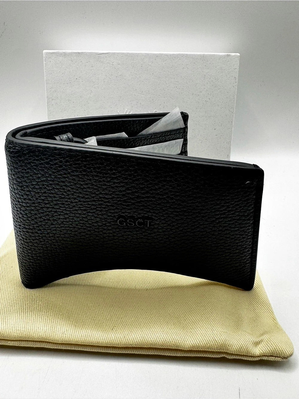 MSCHF GSCT Black Leather Clutch - Like New