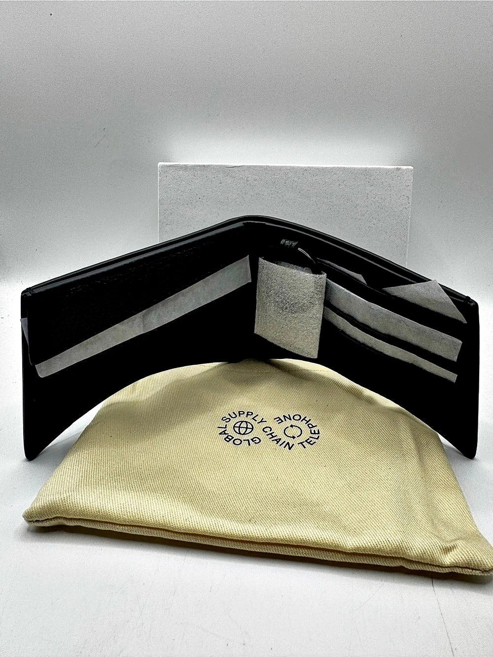 MSCHF GSCT Black Leather Clutch - Like New