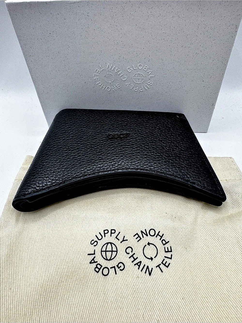 MSCHF GSCT Black Leather Clutch - Like New