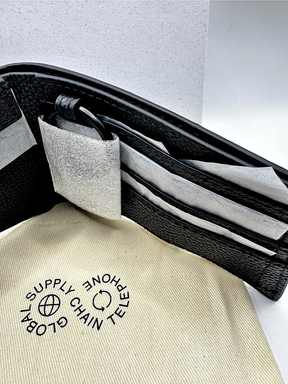 MSCHF GSCT Black Leather Clutch - Like New