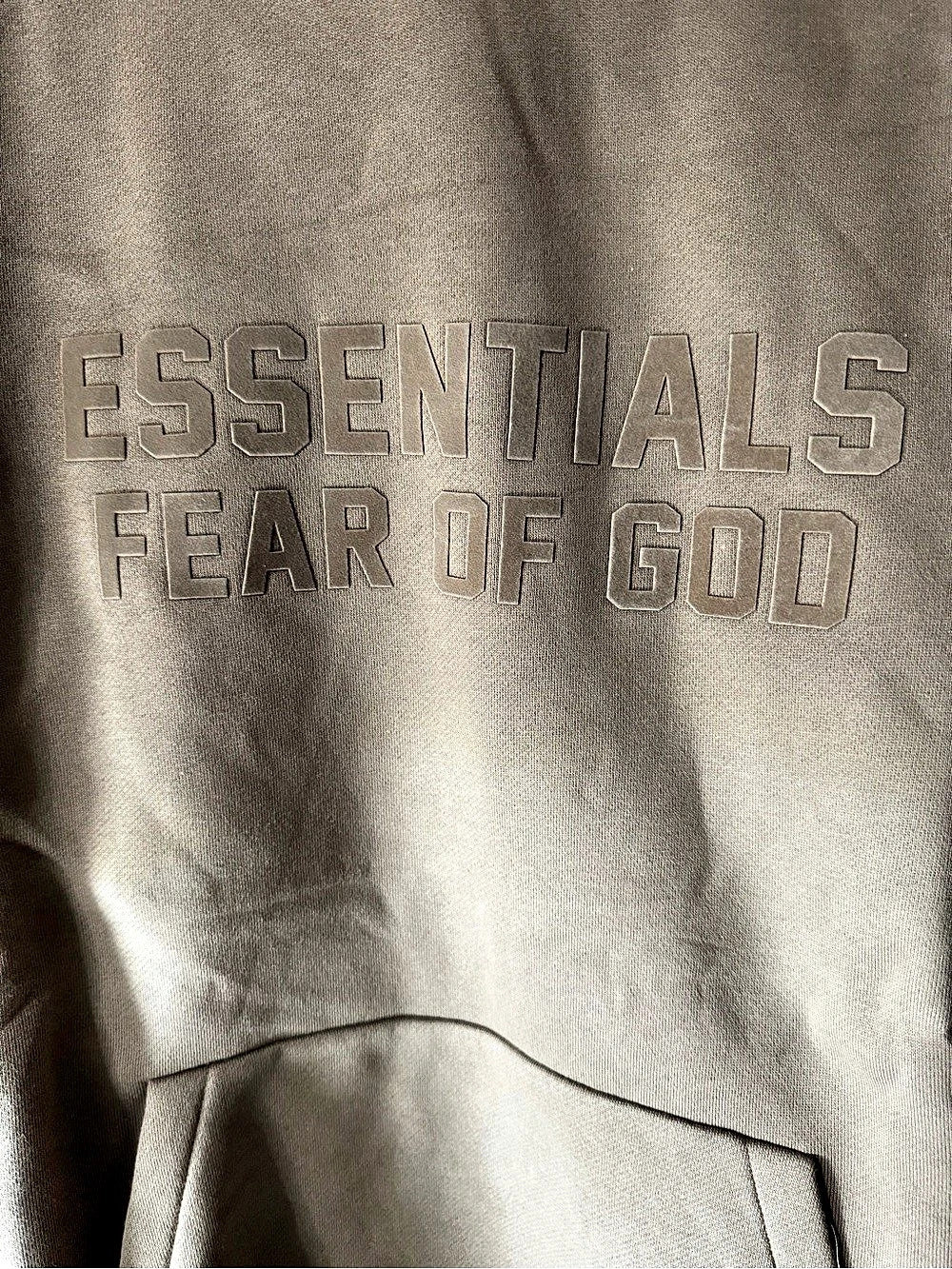 Fear of God Essentials Pullover Hoodie Wood XL - New With Tags (192SU222054F)