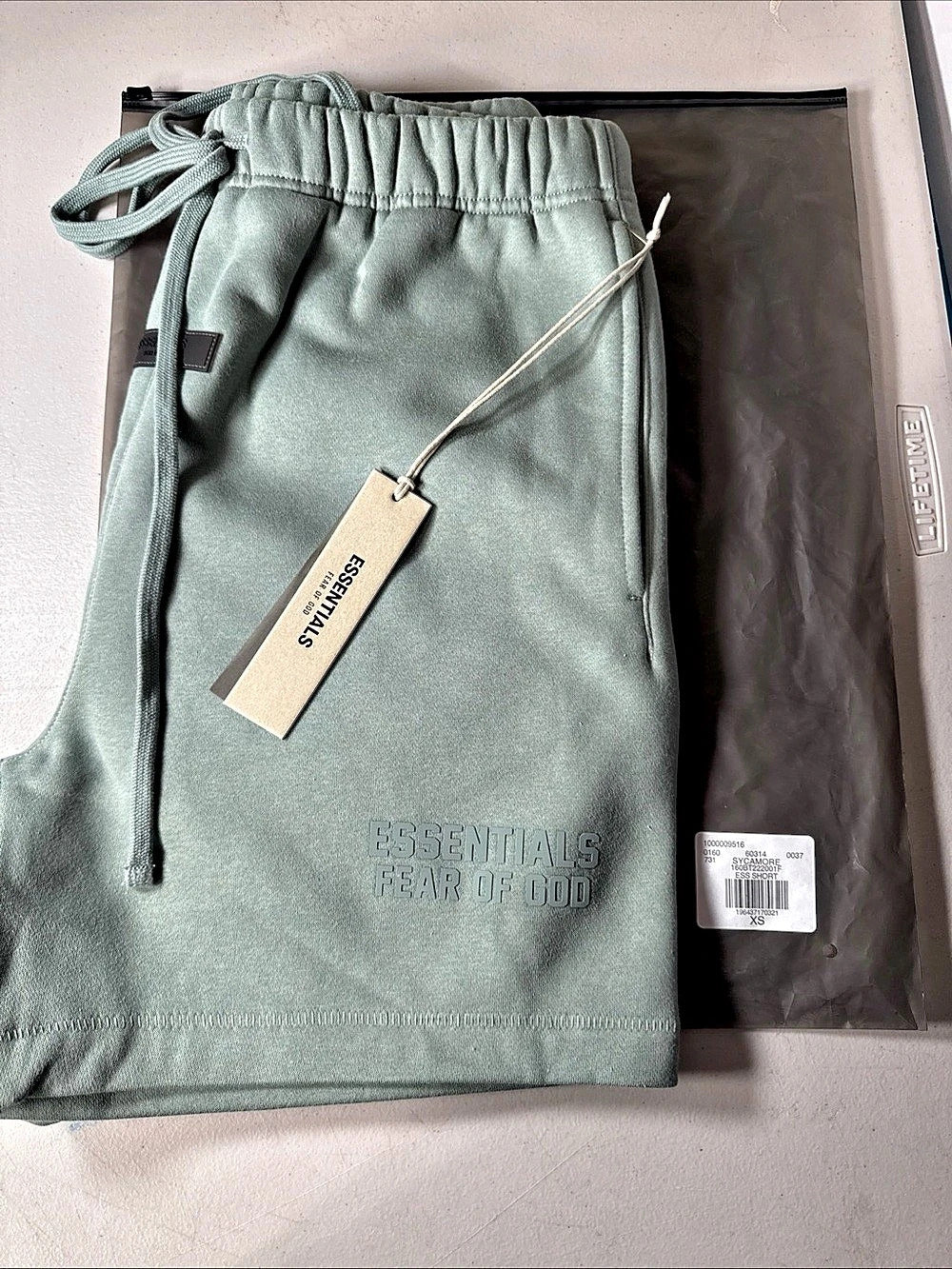 Fear of God Essentials Sweatshort Sycamore XS - New With Tags (160BT222001F)