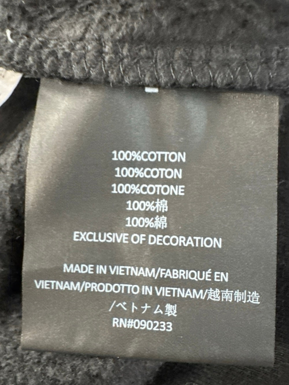 Fear of God Essentials A&M Crewneck Sweatshirt Black L - Like New (192HO246230F)