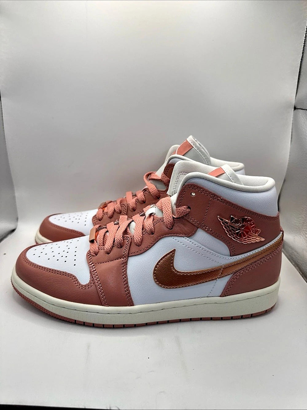 Air Jordan 1 Mid Pink & Blue US 10 NWT