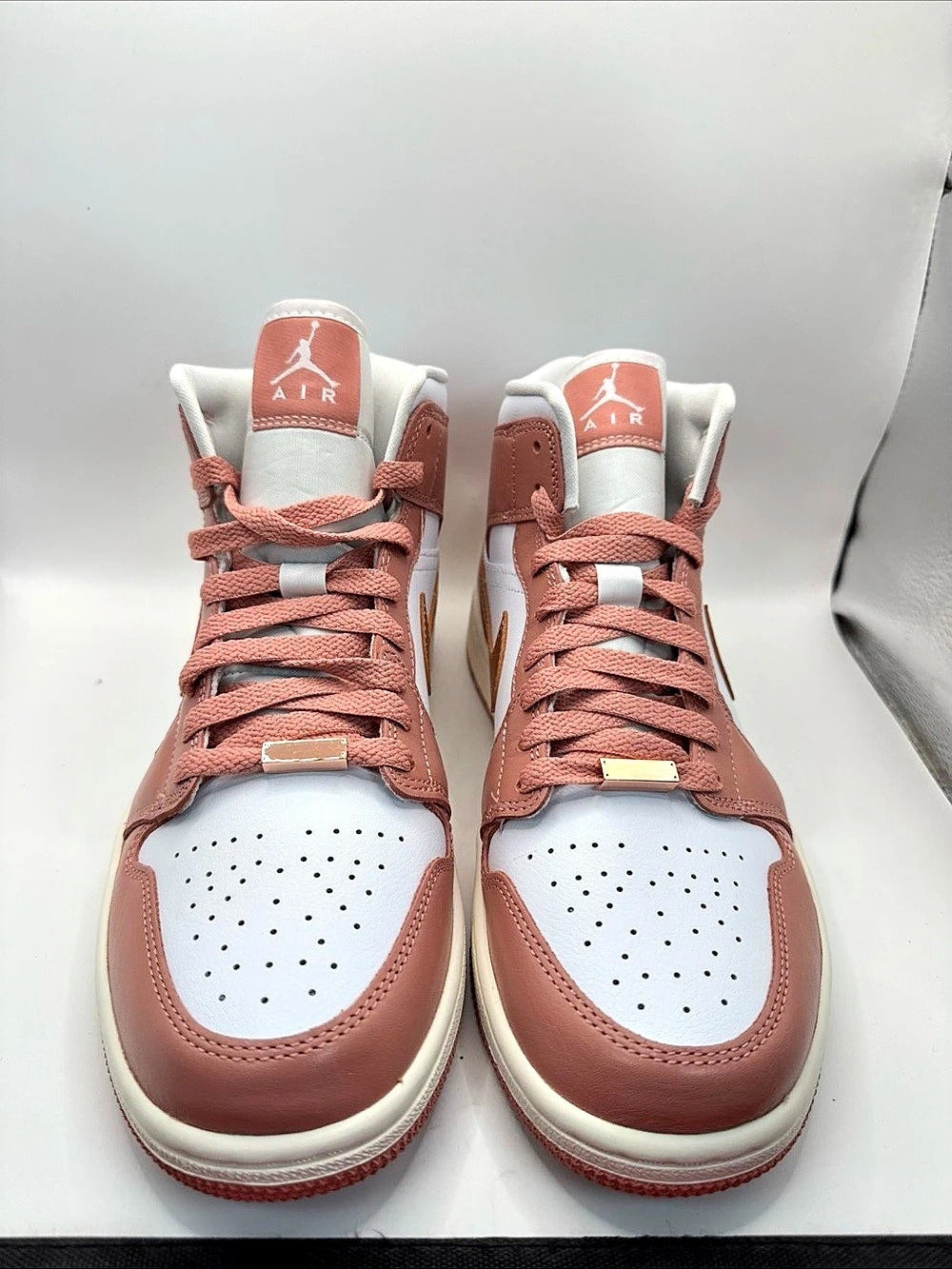 Air Jordan 1 Mid Pink & Blue US 10 NWT