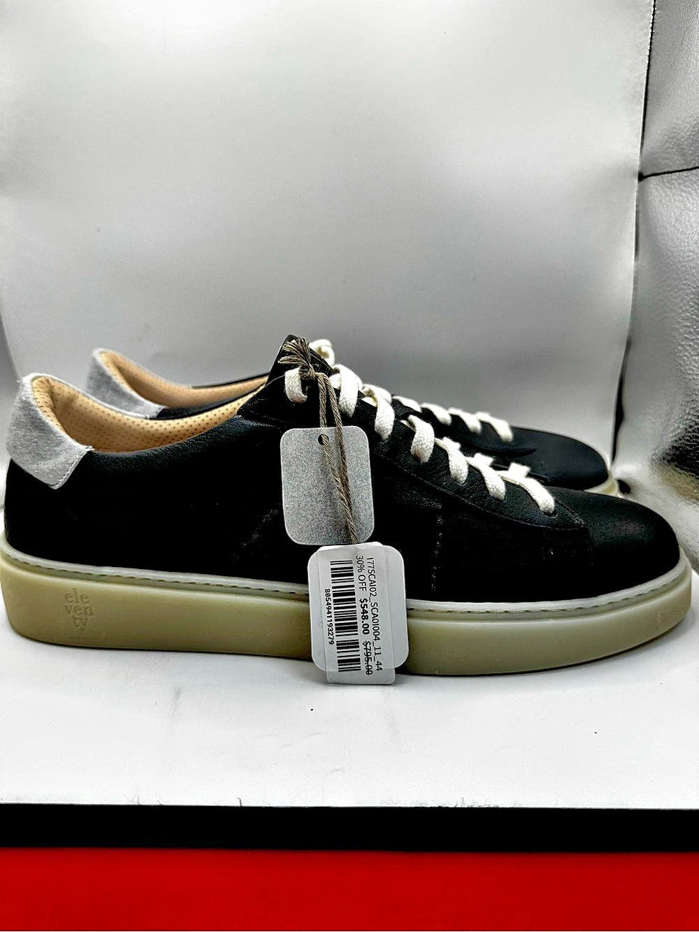 Eleventy Navy Blue Low-Top Sneakers US 11 NWT
