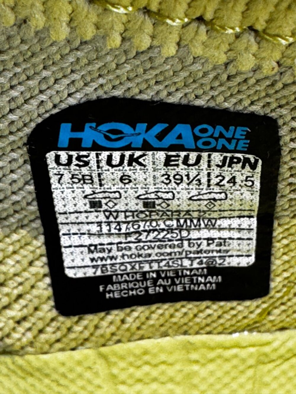 HOKA Hopara 2 Womens Hiking Sandals Cardamom US 7.5 B / UK 6