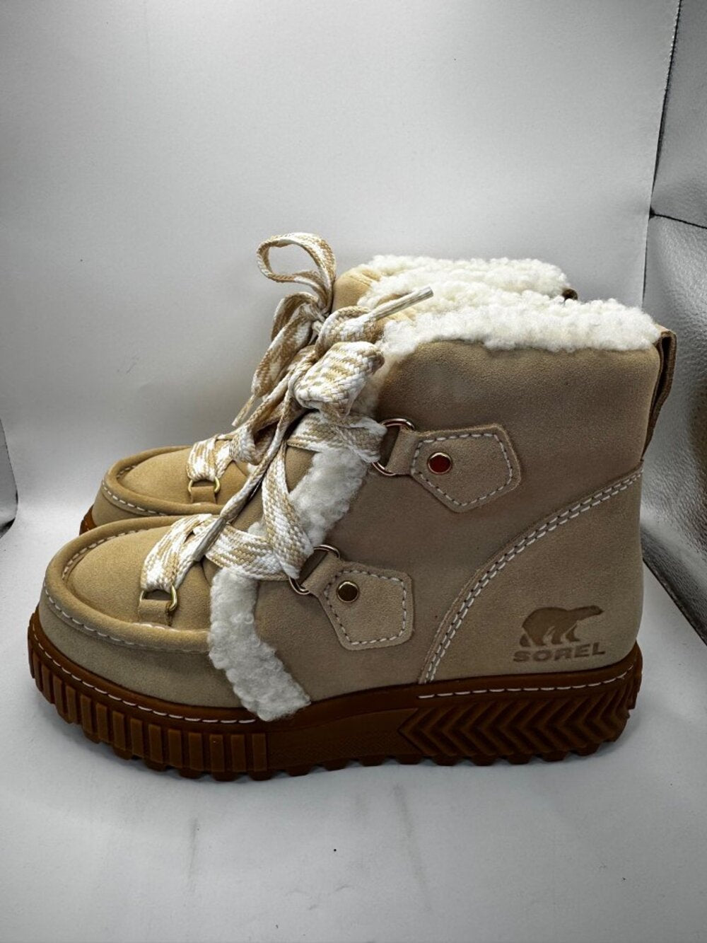 Sorel ONA AVE Alpine Plus WP Boots Ceramic Gum W US 8 / UK 6
