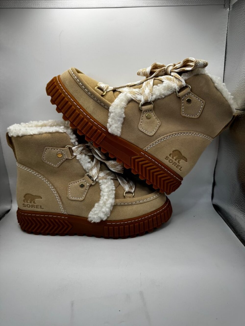 Sorel ONA AVE Alpine Plus WP Boots Ceramic Gum W US 8 / UK 6
