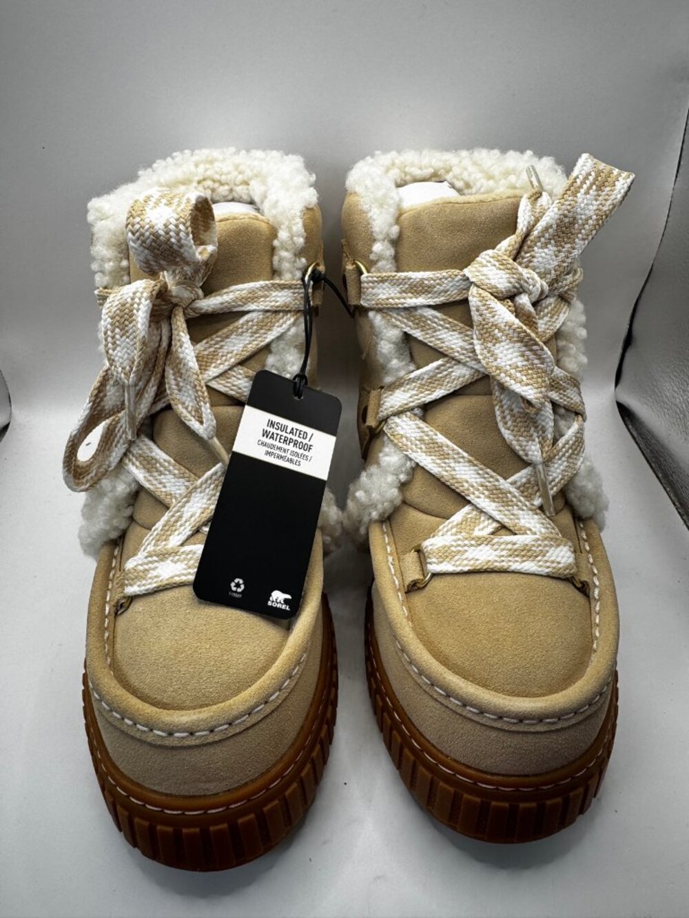 Sorel ONA AVE Alpine Plus WP Boots Ceramic Gum W US 8 / UK 6
