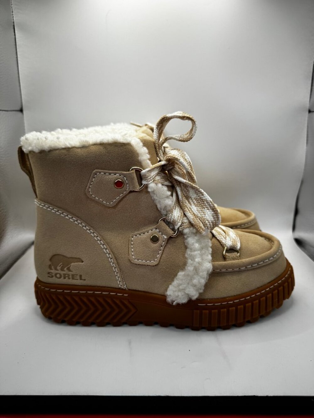Sorel ONA AVE Alpine Plus WP Boots Ceramic Gum W US 8 / UK 6