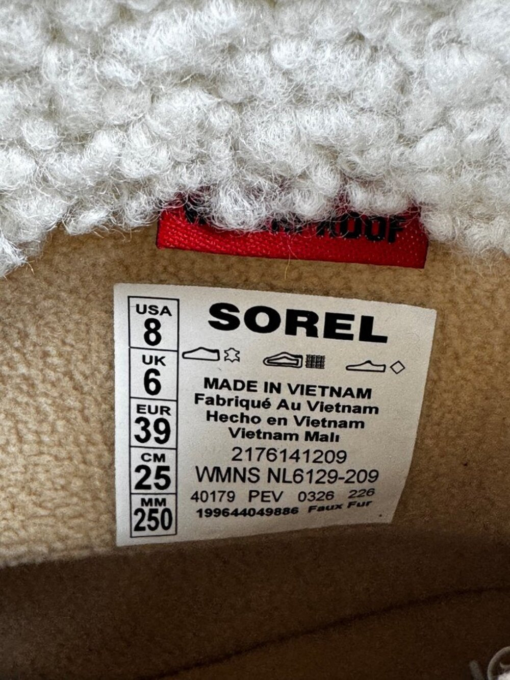 Sorel ONA AVE Alpine Plus WP Boots Ceramic Gum W US 8 / UK 6