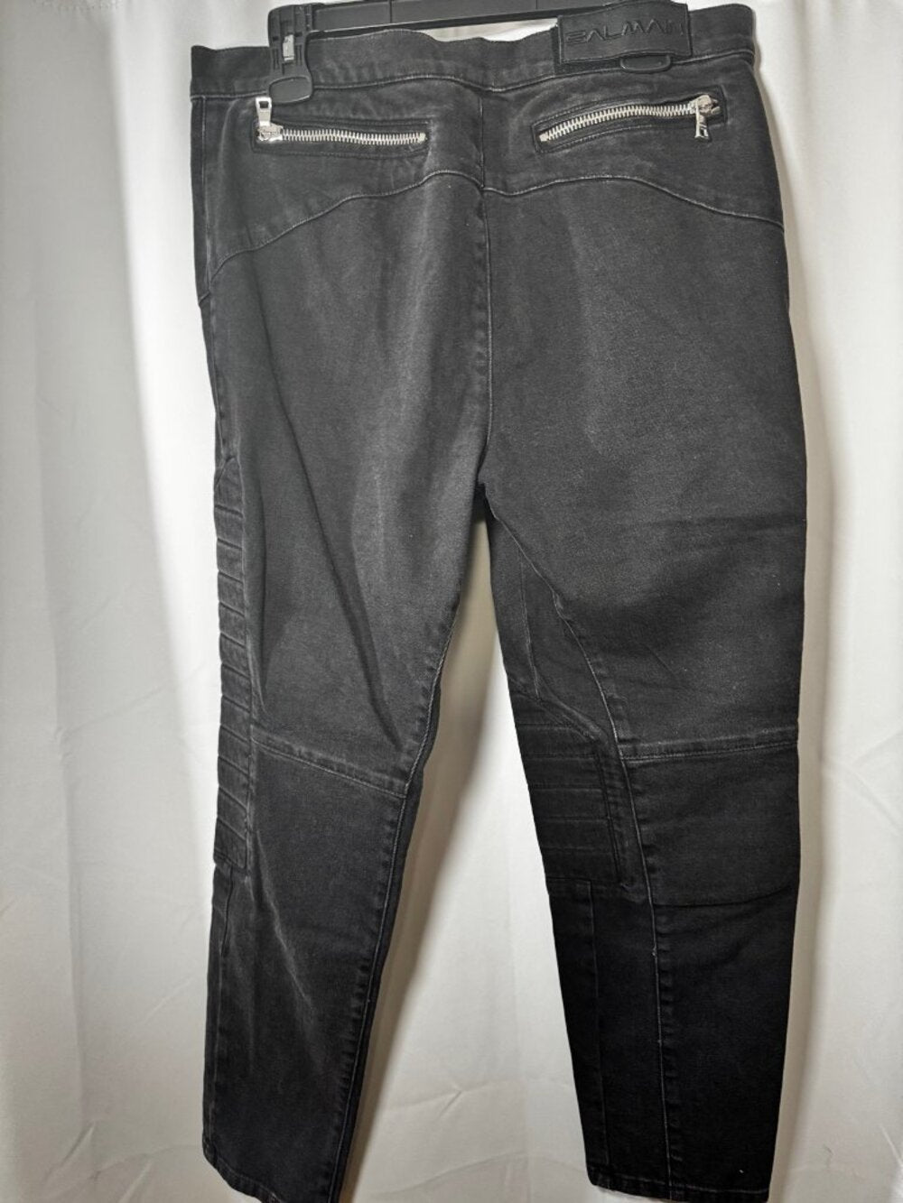 Balmain Paris Slim Biker Jeans — Black — Men's 32