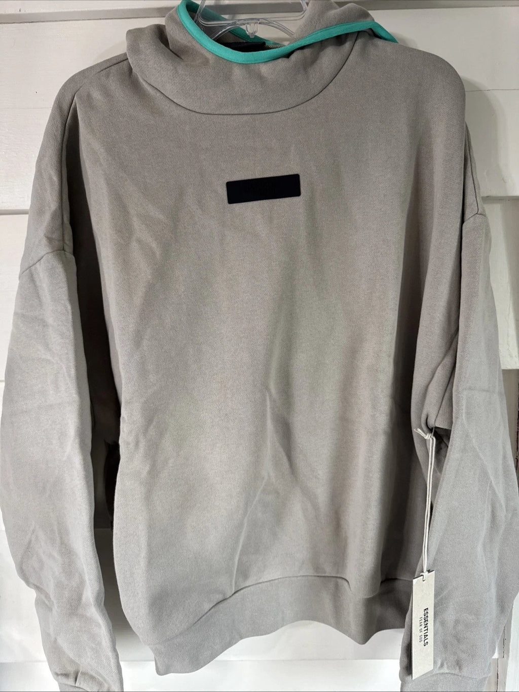 Fear of God Essentials SS24 Hoodie Seal Gray S - New With Tags