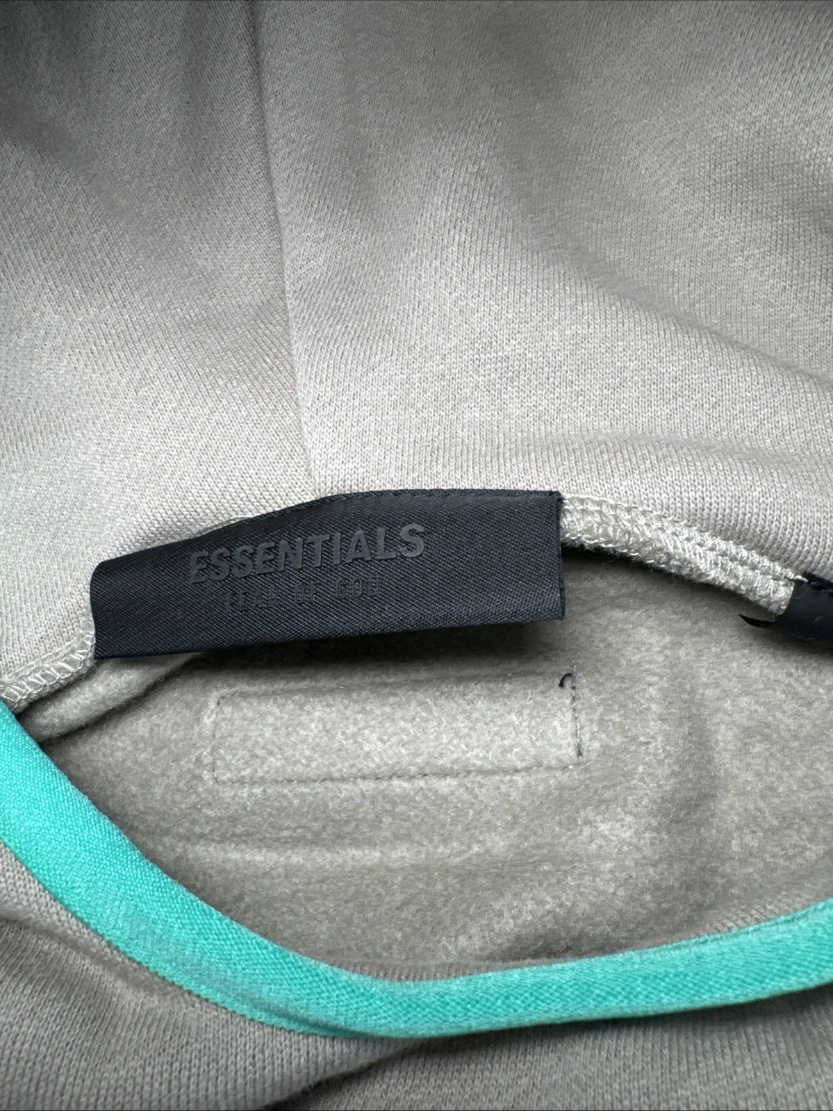 Fear of God Essentials SS24 Hoodie Seal Gray S - New With Tags
