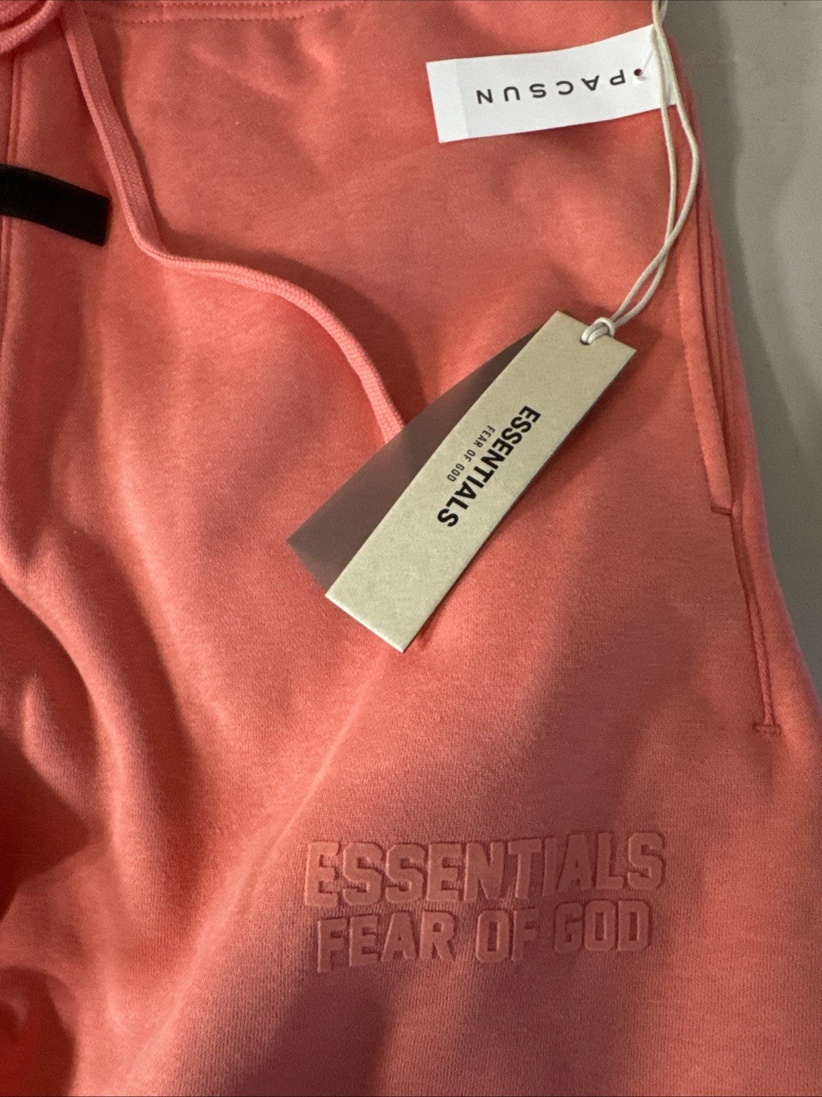 Fear of God Essentials Sweatpants Coral XL - New With Tags