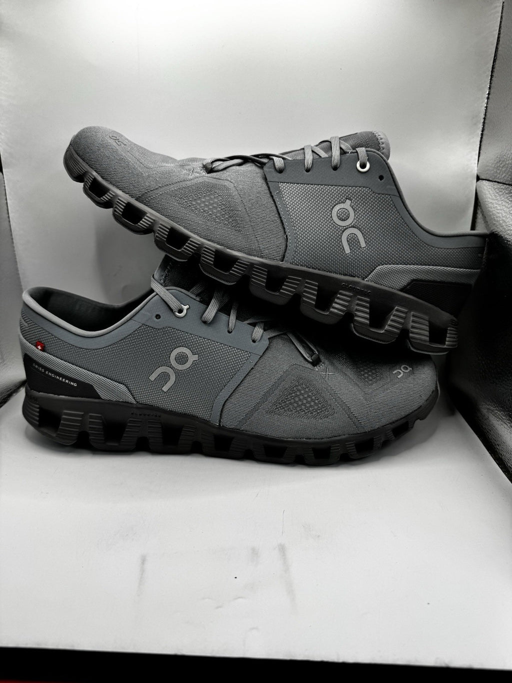 On Running Cloud X 3 Athletic Shoes Mist/Rock US 14