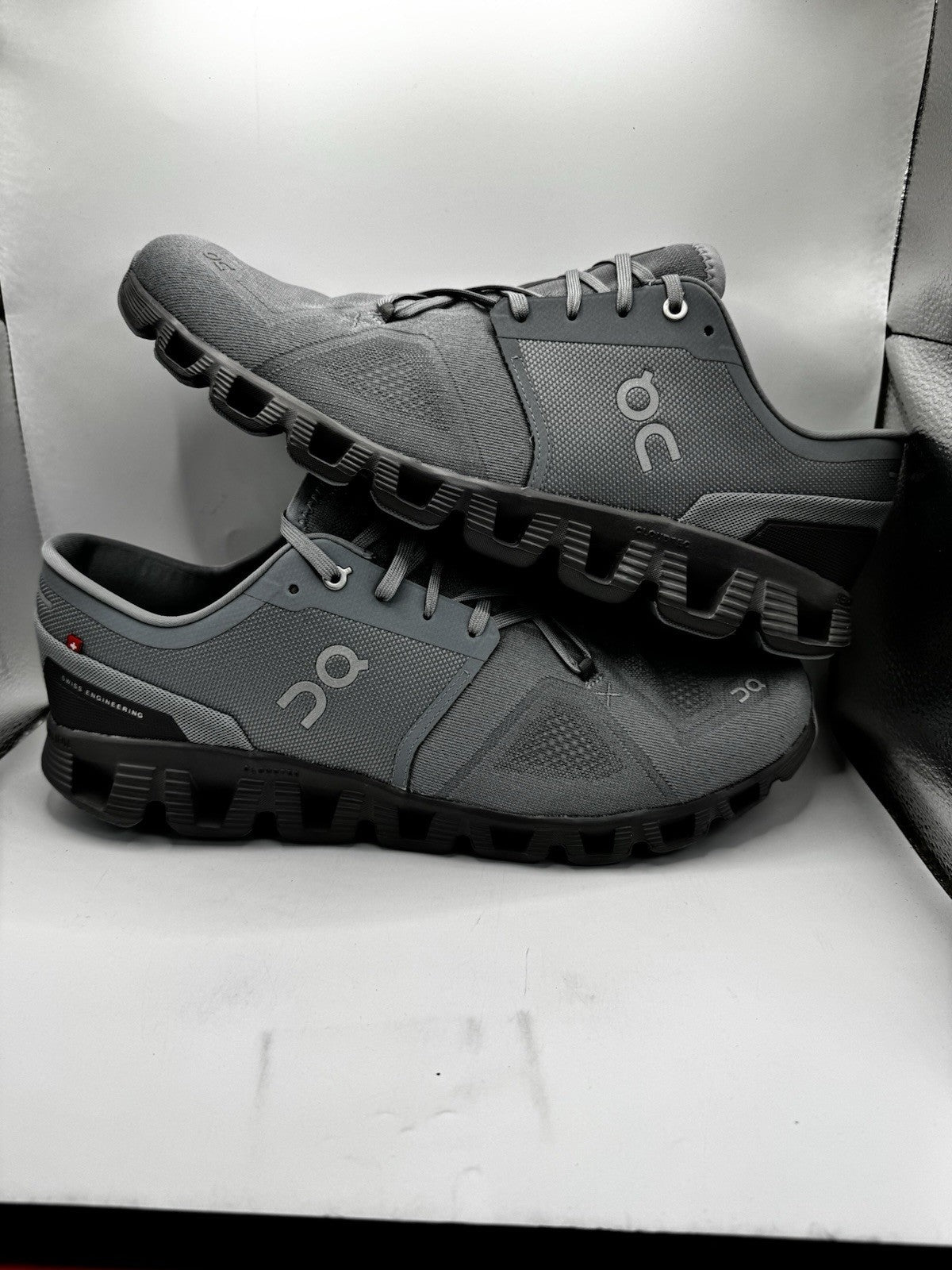 On Running Cloud X 3 Athletic Shoes Mist/Rock US 14