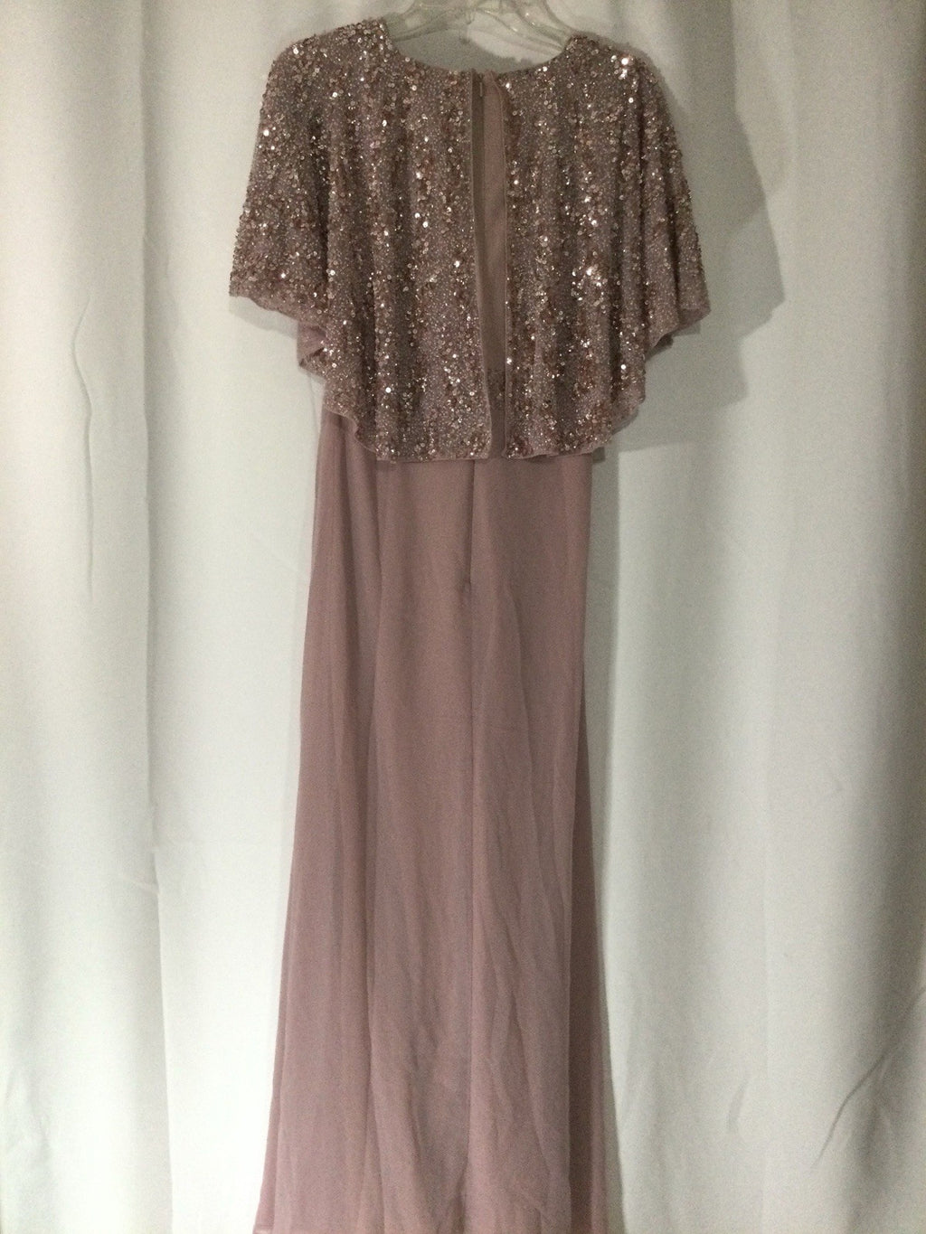 Quiz Pale Pink Sequin Occasion Dress US 8 NWT