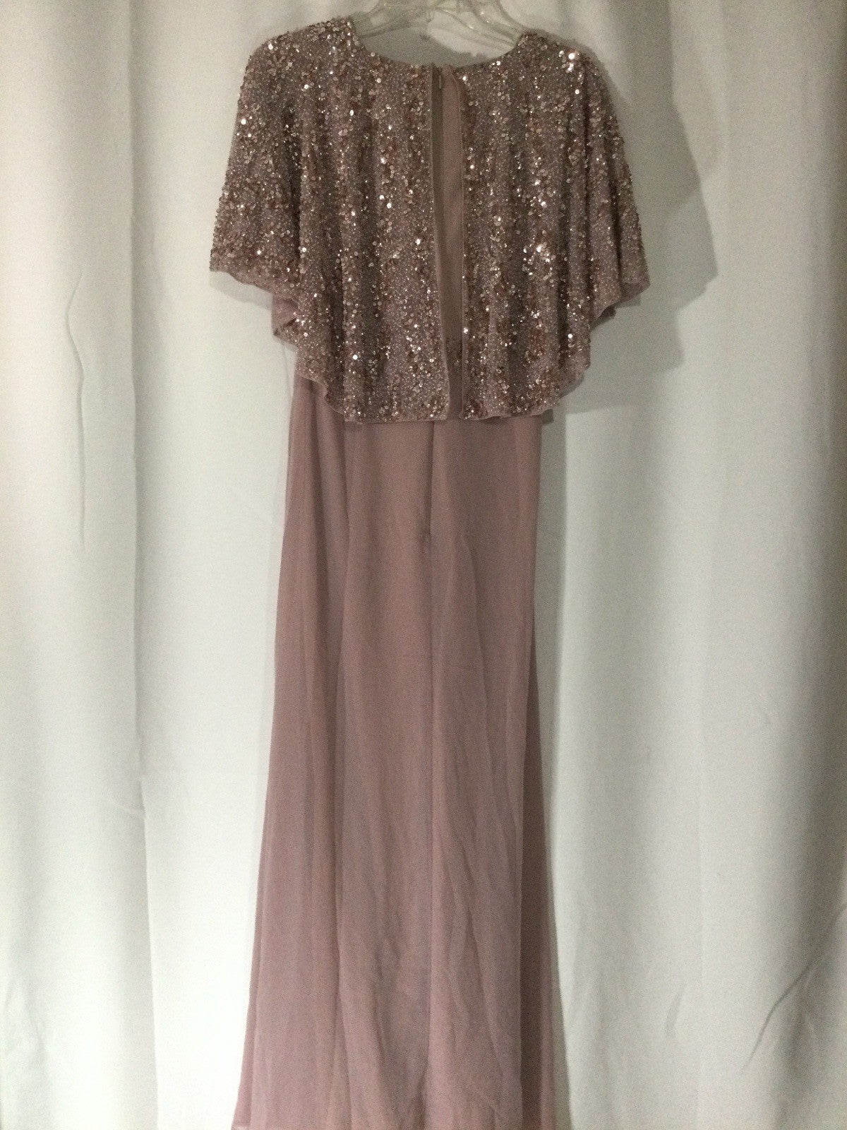 Quiz Pale Pink Sequin Occasion Dress US 8 NWT