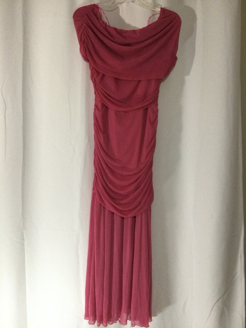 Bardot Pink Mesh Midaxi Dress US 10 NWT