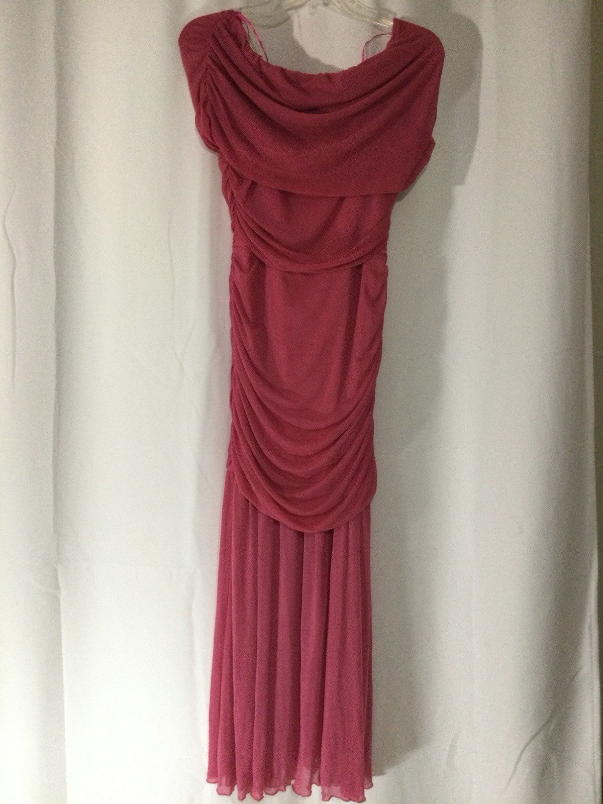 Bardot Pink Mesh Midaxi Dress US 10 NWT