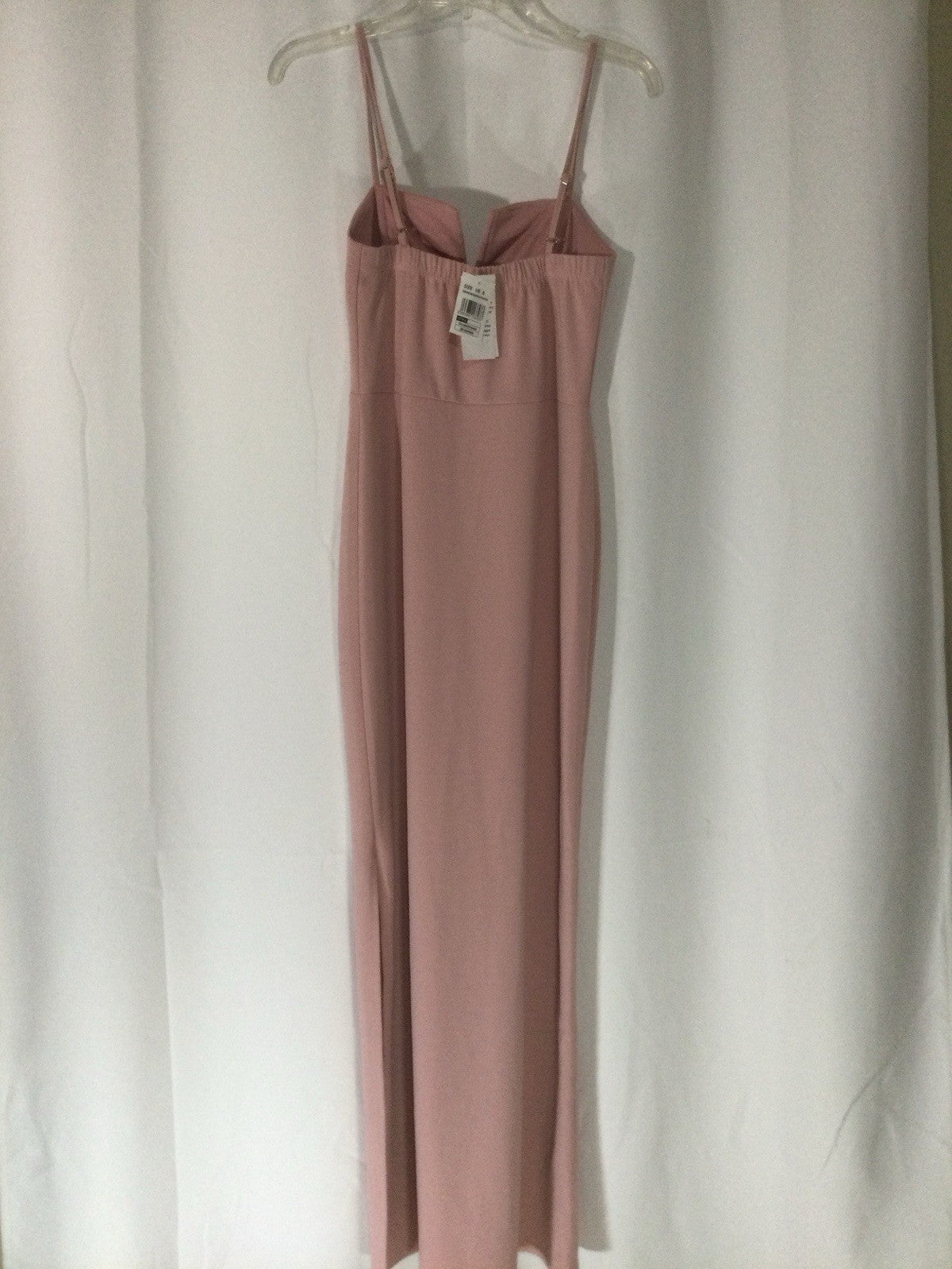 Blush Pink Strappy Scuba Occasion Dress US 8 NWT