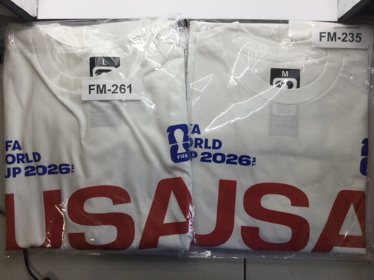 FIFA World Cup 2026 USA T-Shirt White Mens L