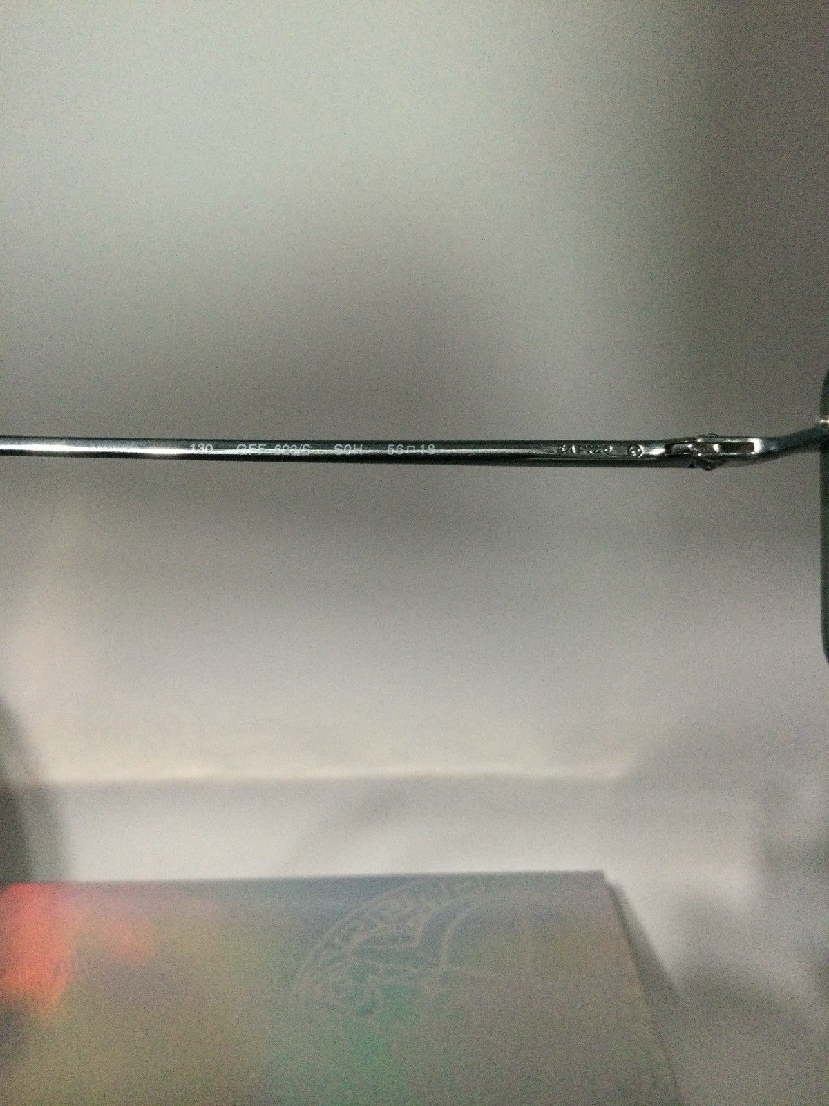 Gianfranco Ferre Rimless Sunglasses Black Metal Gray Mirrored