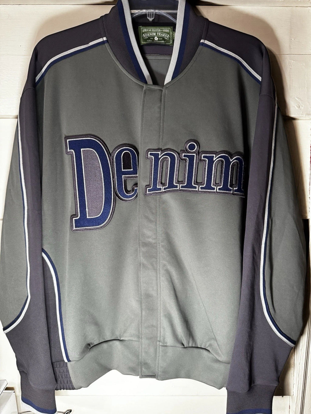 Denim Tears Jacket Gray and Blue M