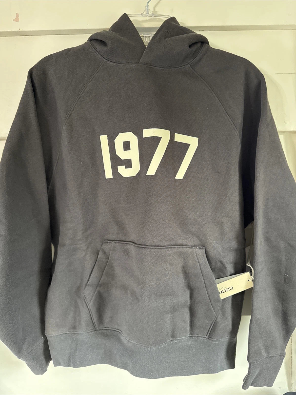 Fear of God Essentials 1977 Hoodie Iron XXS - New With Tags (192BT212050F)