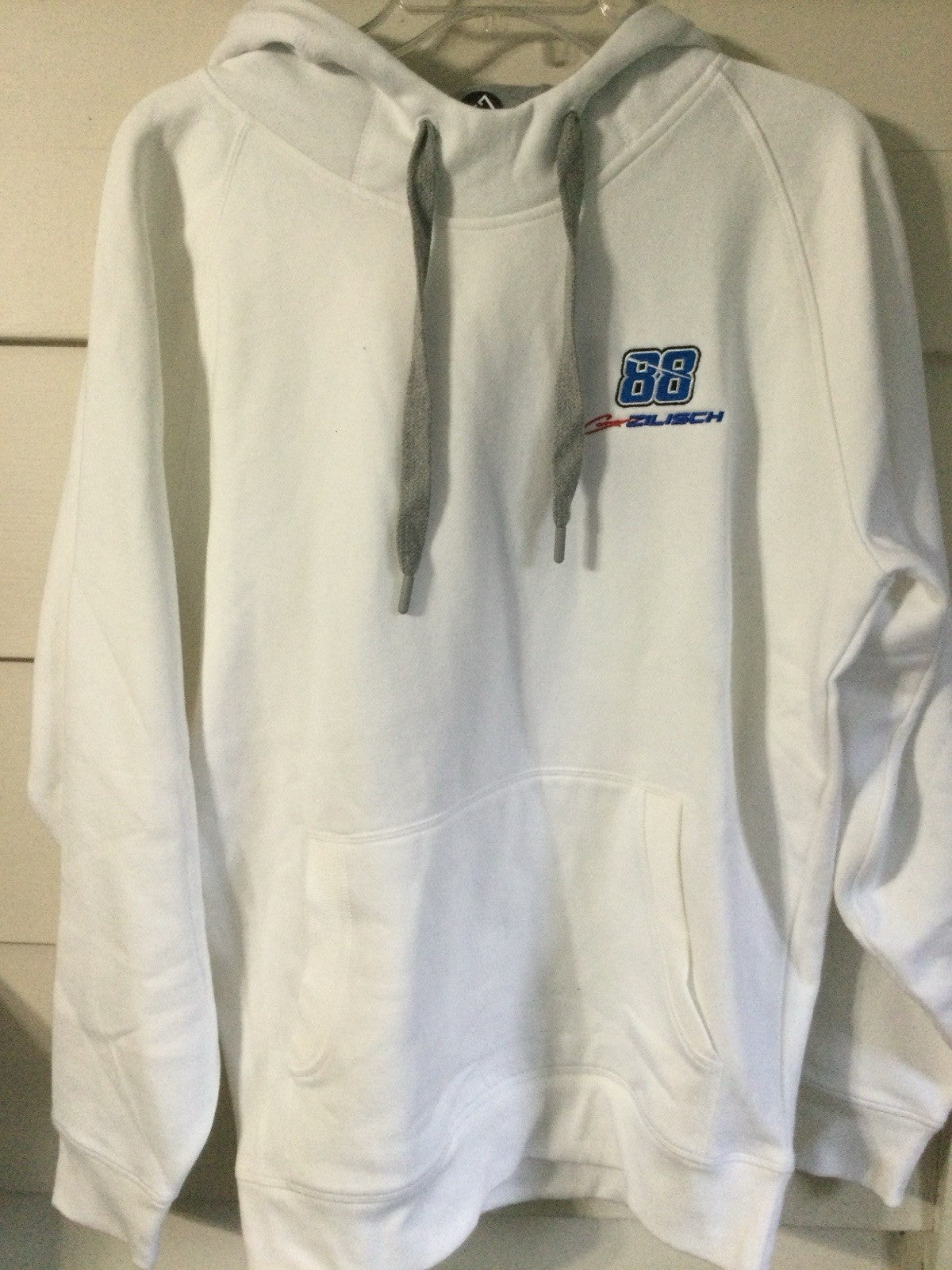 Antigua Dale Earnhardt Jr 88 Victory Hoodie White Mens M NWT
