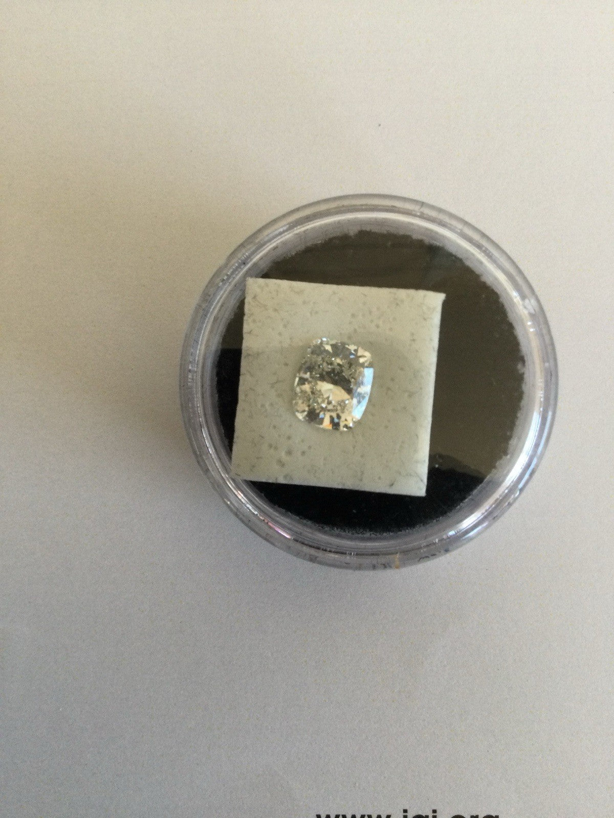Loose Lab-Grown Diamond 1.52 Ct Cushion G VVS2 IGI Certified LG621423340