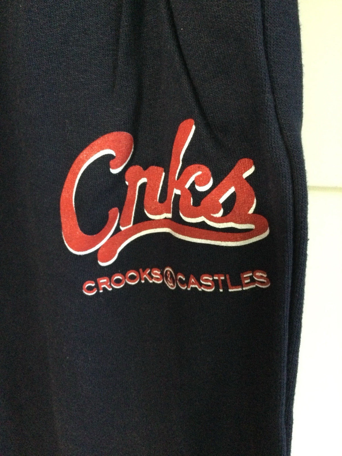 Crooks & Castles Navy Sweatpants Mens S