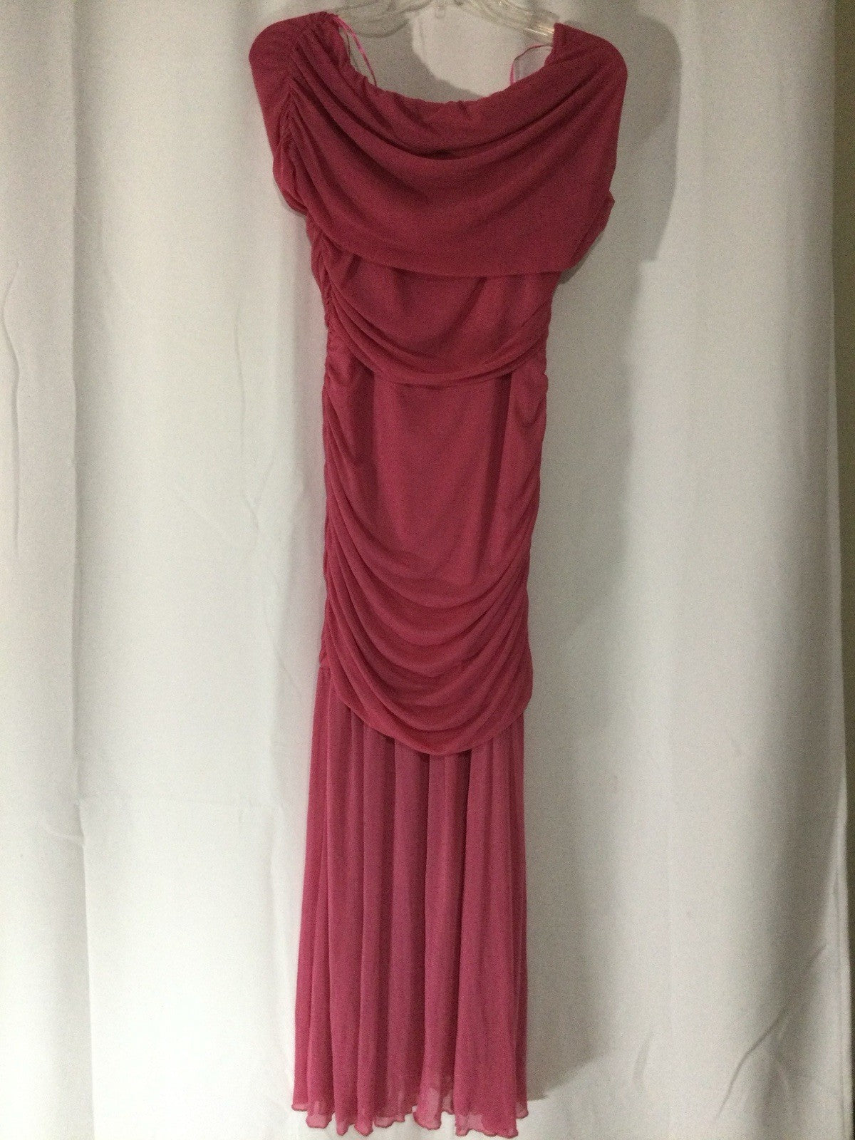 Bardot Pink Mesh Midaxi Dress US 10 NWT