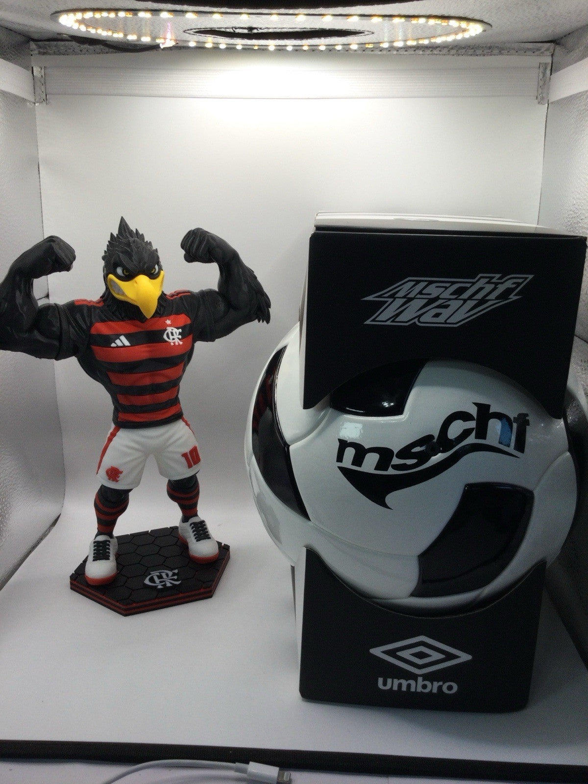 Umbro x MSCHF Wave Soccer Ball Black and White