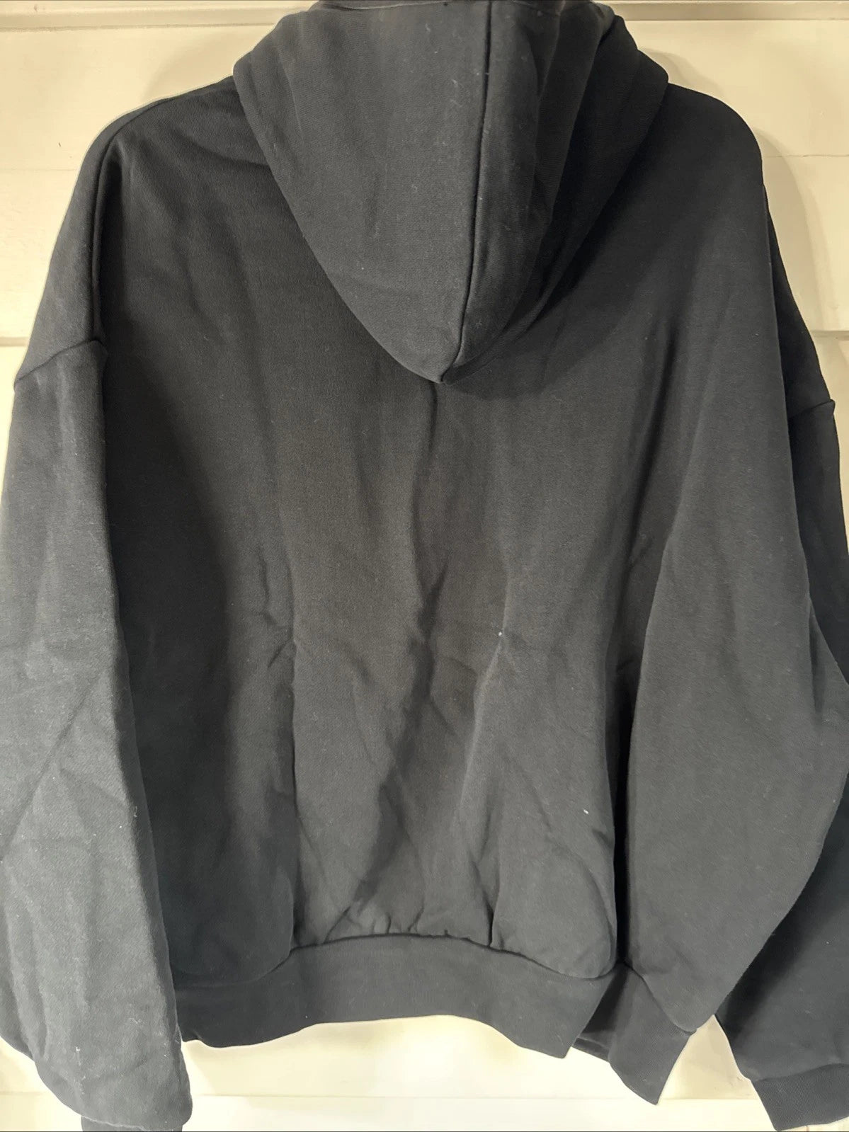 Fear of God Essentials Chest Logo Hoodie Jet Black S - New With Tags (192SP242054F)