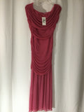 Bardot Pink Mesh Midaxi Dress US 10 NWT
