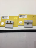 Green Emerald Cut Moissanite Stud Drop Earrings GRA Certified