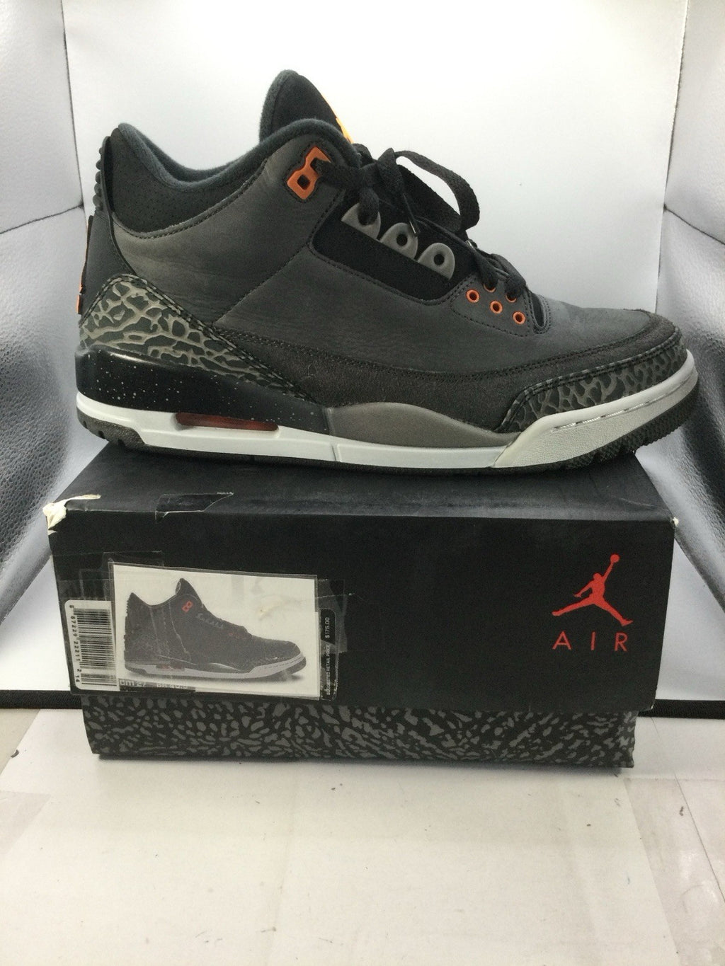 Air Jordan 3 Retro 2013 Fear Pack Mens US 9
