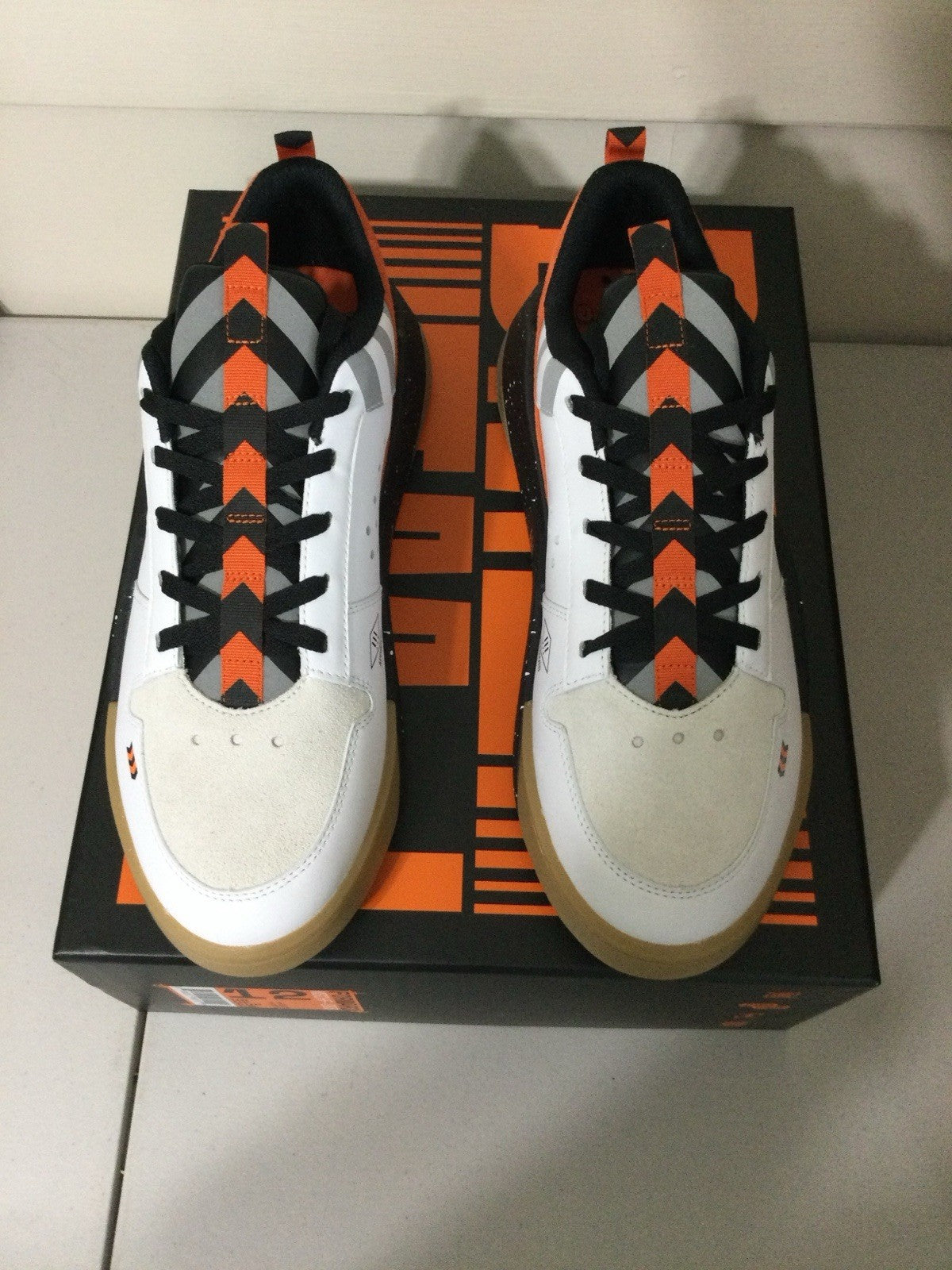 MSCHF Forward 003 Sneakers White Orange Black US 12