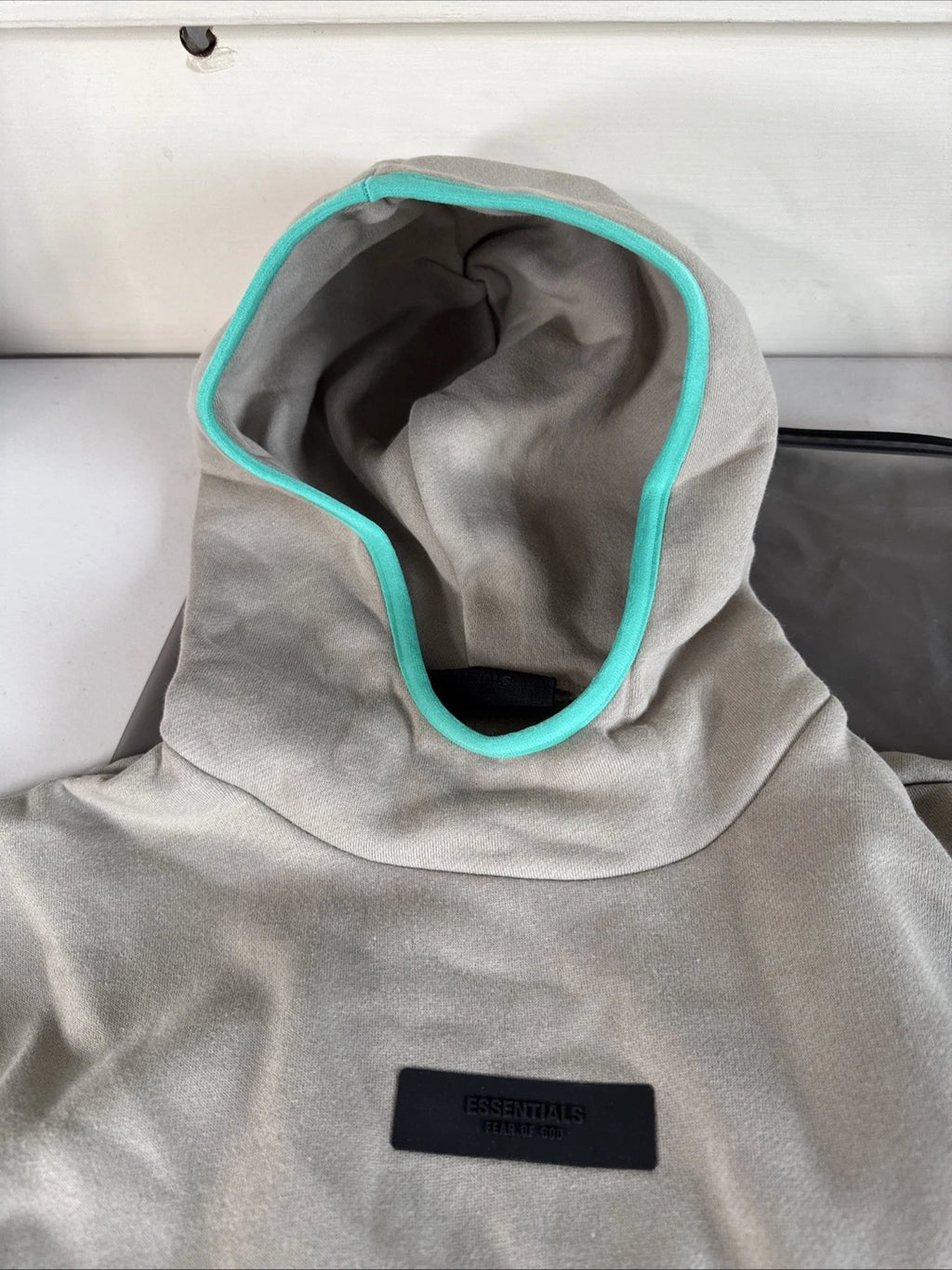 Fear of God Essentials SS24 Hoodie Seal Gray S - New With Tags