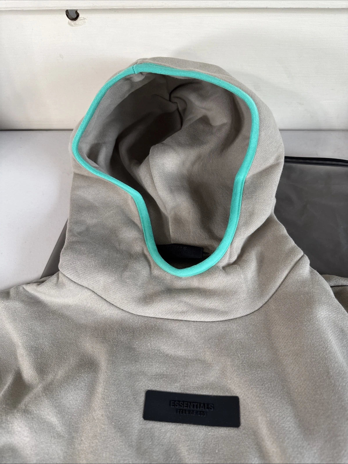 Fear of God Essentials SS24 Hoodie Seal Gray S - New With Tags