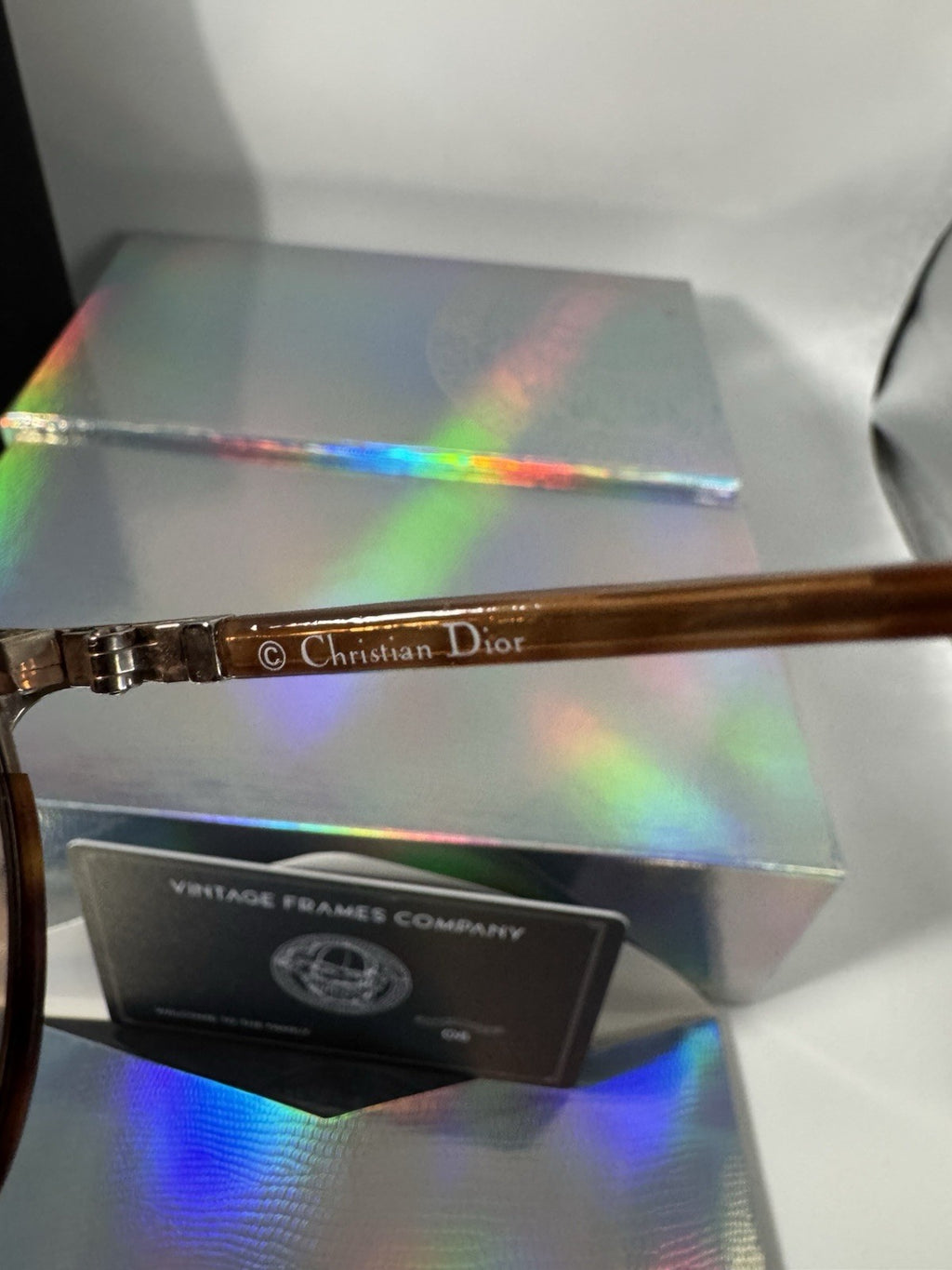 Christian Dior Pilot Sunglasses Brown Metal Brown Lenses 2504