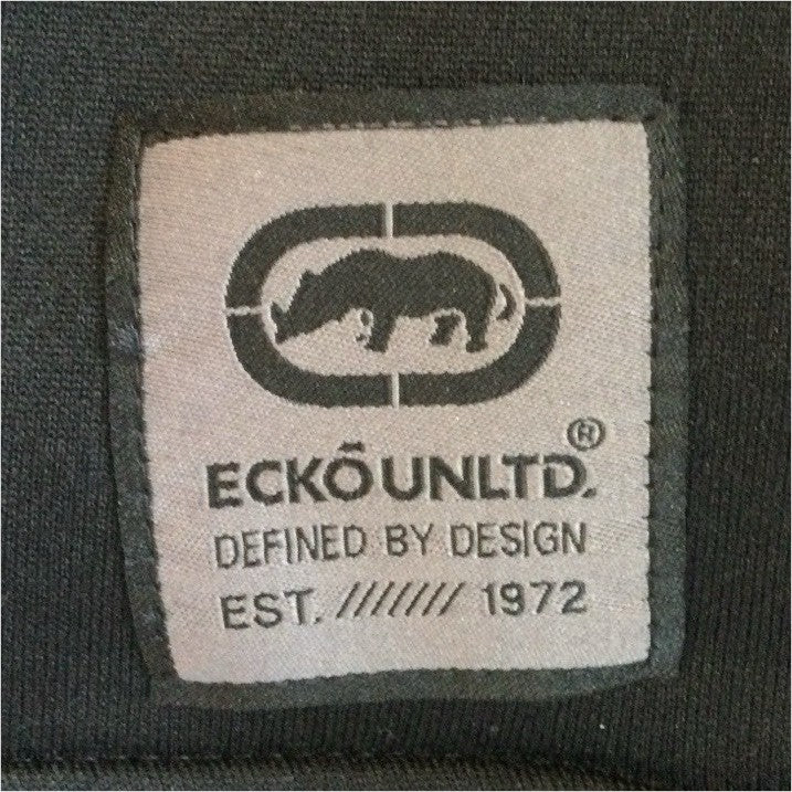 ECKO UNLTD Black Graphic Pullover Hoodie Mens M NWT