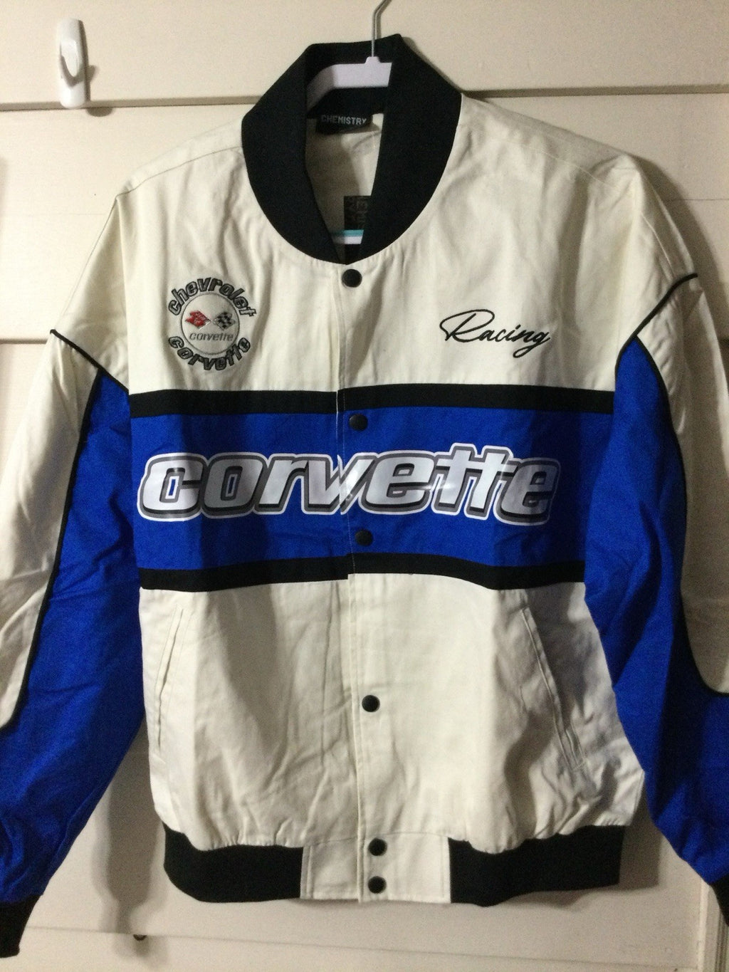 Chemistry Corvette Racing Colorblock Bomber Jacket Mens M NWT