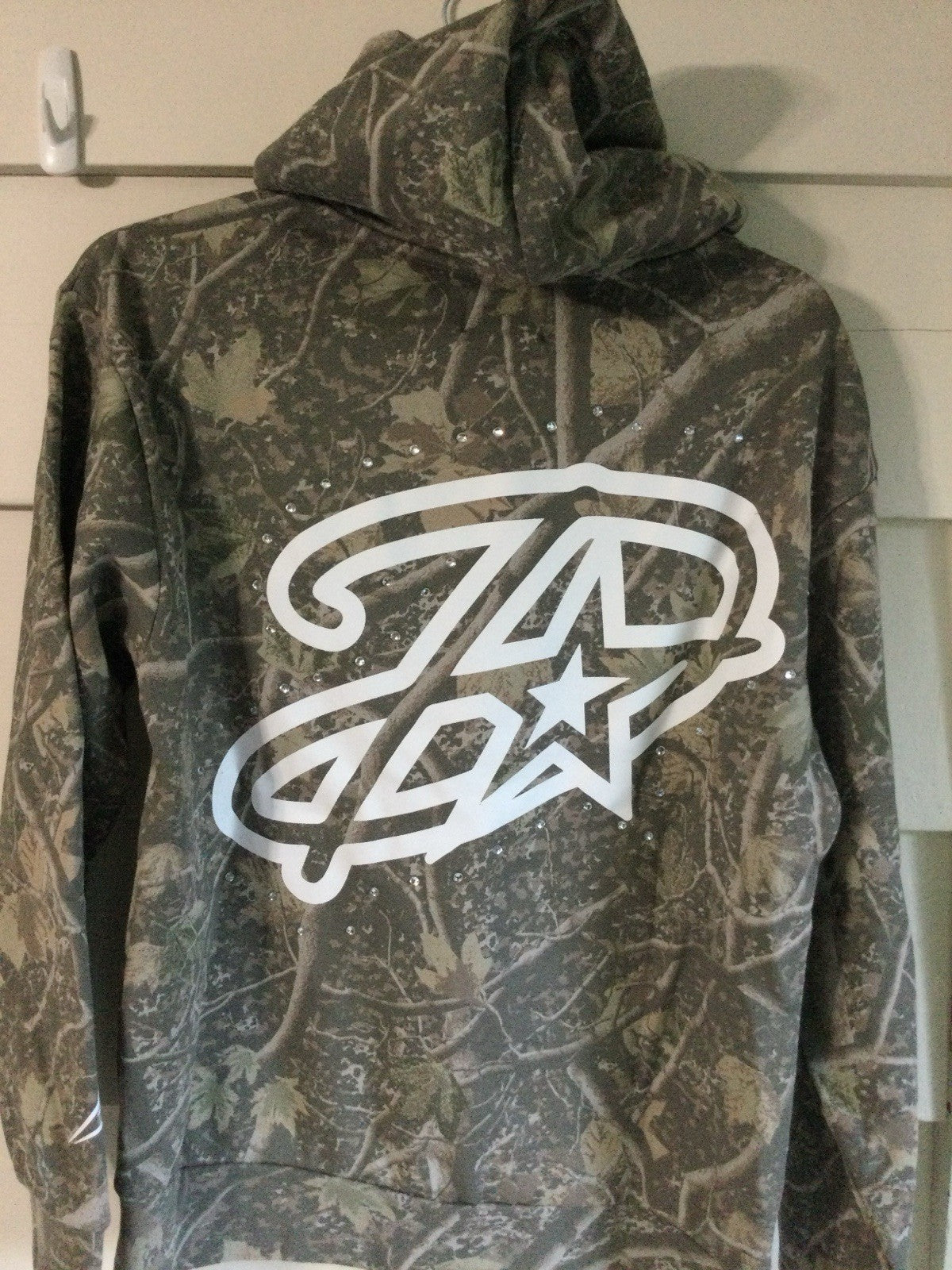 Dinero Los Angeles Camouflage Pullover Hoodie Mens XS
